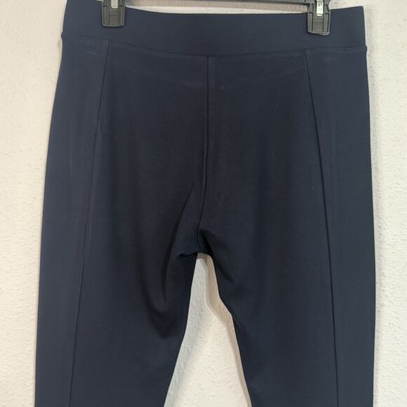 CAbi Navy Blue Leggings Mid Rise Streamlined Pants Size M - Picture 4 of 6